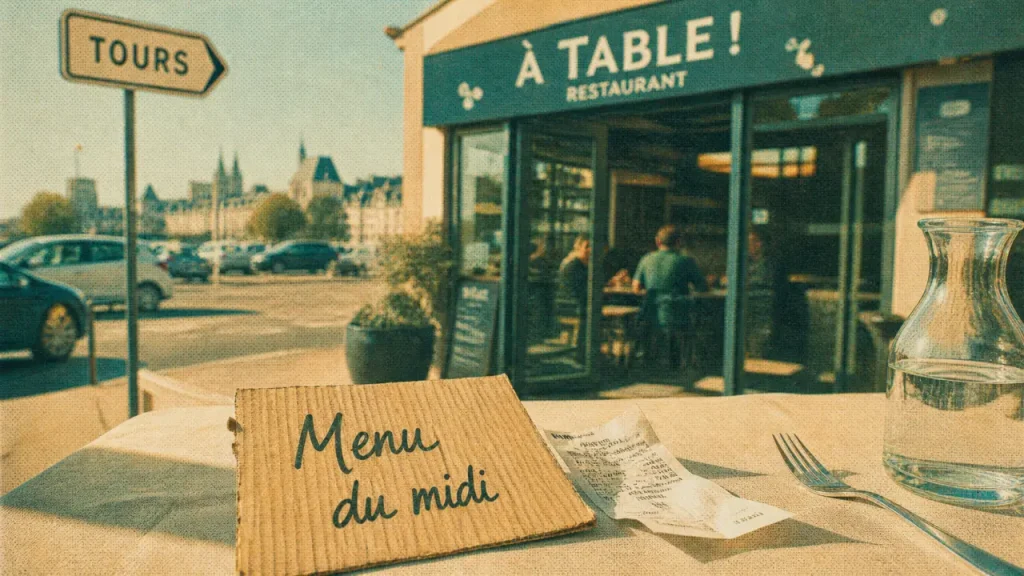 Restaurant Tours pas cher : menu du midi et parking