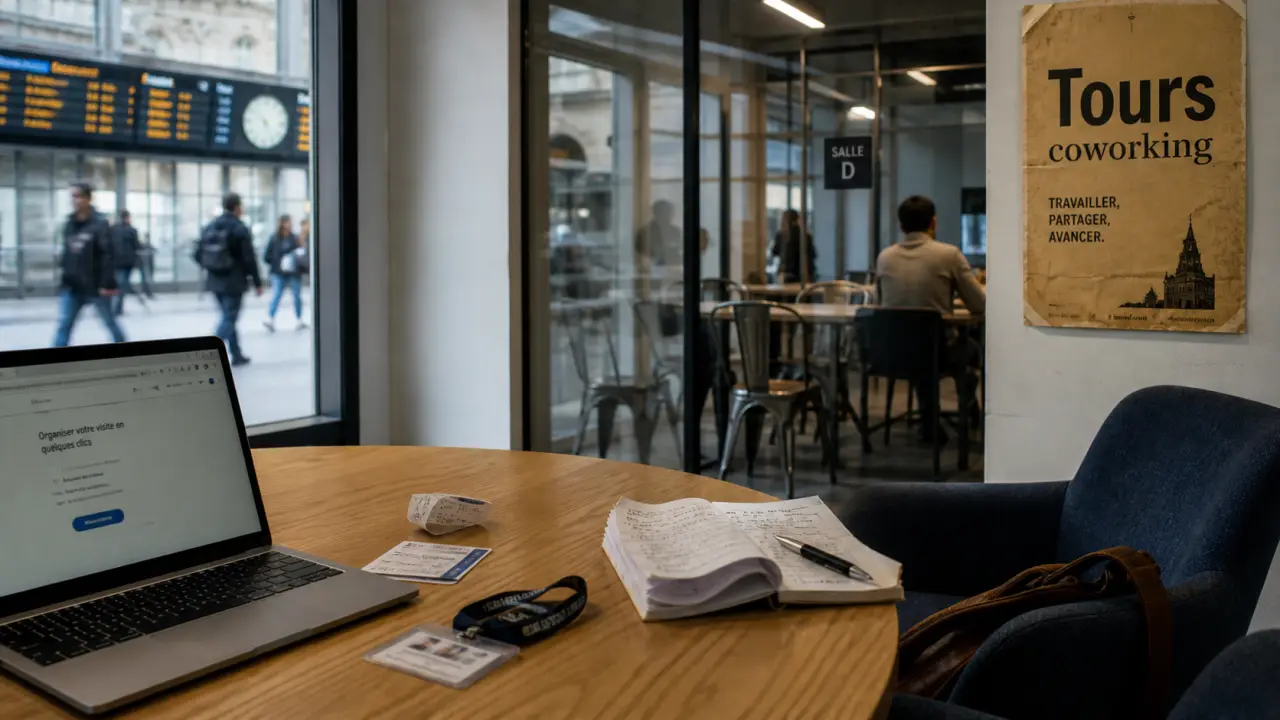 Tours coworking près de la gare TGV, accès 24/24, bureau et badge d’entrée