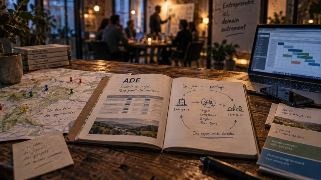 Agence de développement économique : guichet d’accompagnement et pilotage projet entreprise-territoire
