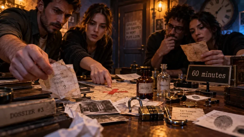 Get out tours : scénario escape game selon le nombre de joueurs et niveau