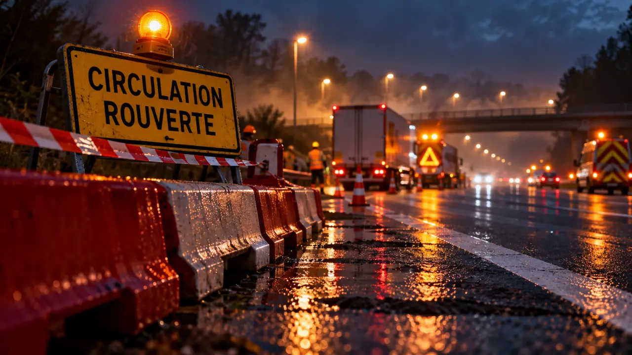 A10 : la circulation a repris après l’accident de camion au sud de Tours