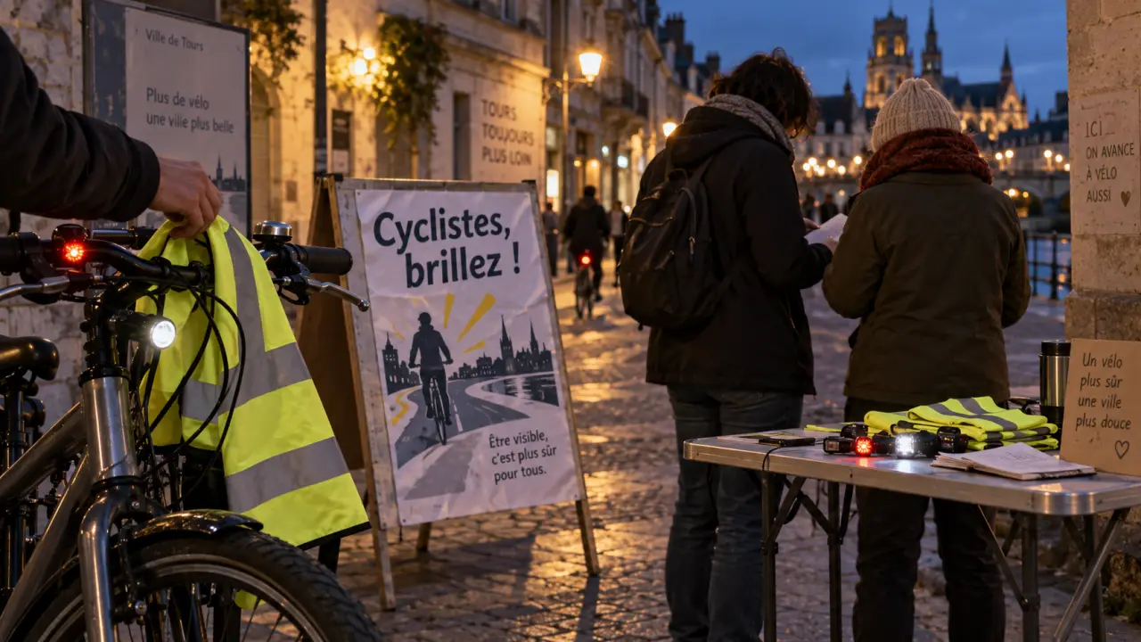 Quatre rendez-vous à Tours pour améliorer la visibilité des cyclistes