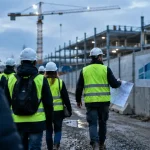 À Chambray-lès-Tours, des demandeurs d’emploi découvrent le chantier du CHRU