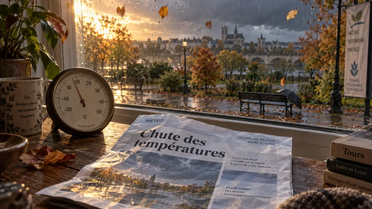 Météo en Indre-et-Loire : nette baisse des températures dès mercredi