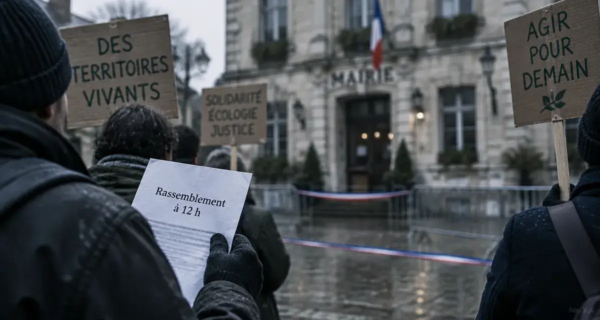 Un rassemblement à midi devant les mairies d’Indre-et-Loire