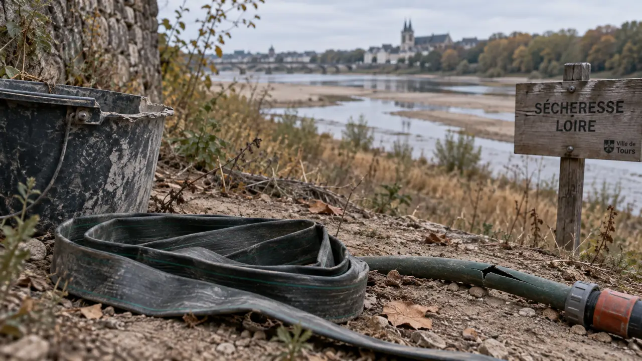 Sécheresse : la Loire reste en crise en Indre-et-Loire