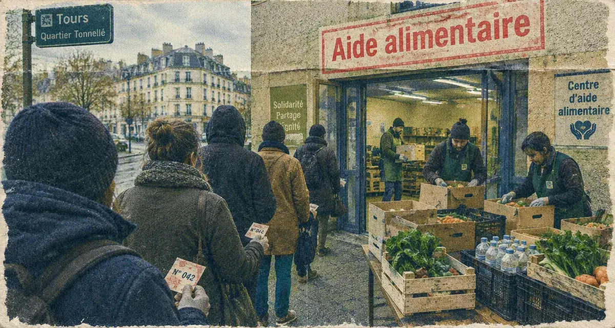 À Tours, l’aide alimentaire soutient aussi des salariés aux revenus modestes
