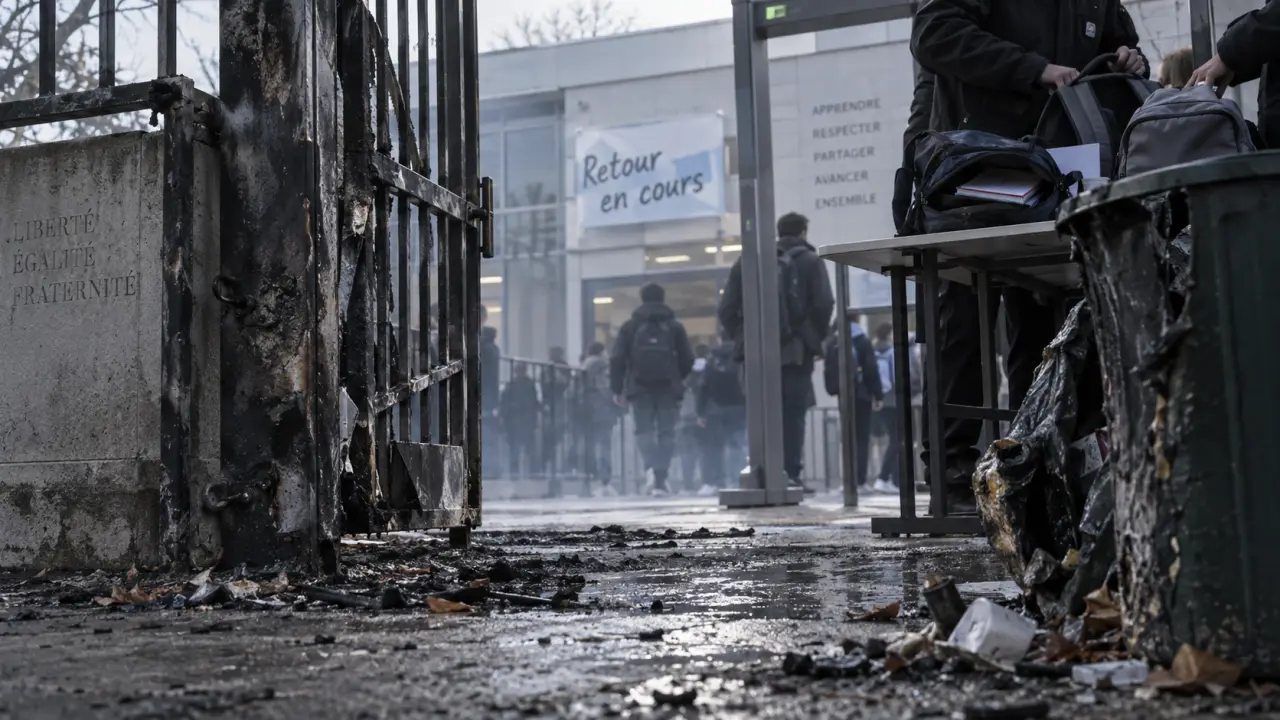À Tours, les terminales de Choiseul ont repris après l’incendie