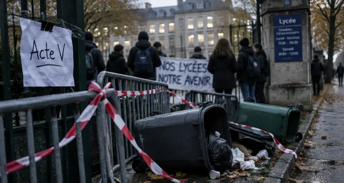 À Tours, des lycées et des facultés mobilisés avant l’acte V