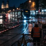 Tours : travaux nocturnes au carrefour de Verdun pour accélérer le tram A