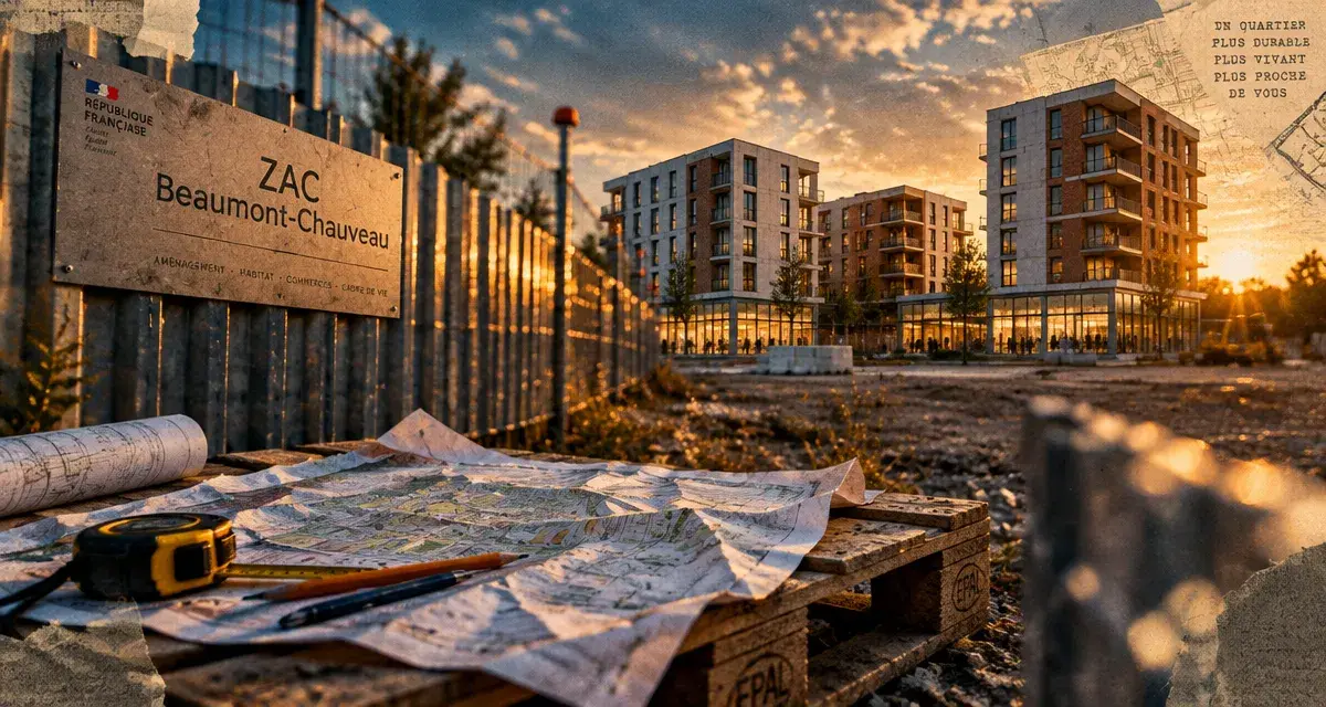À Tours, la ZAC Beaumont-Chauveau vise 780 logements d’ici 2030