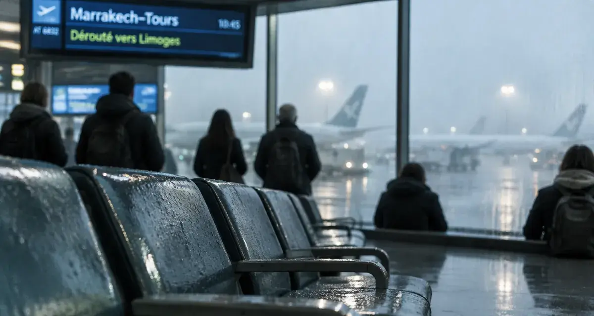 Brouillard à Tours : le vol Marrakech-Tours dérouté vers Limoges